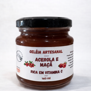 Geleia Artesanal - Acerola e Maçã 140ml