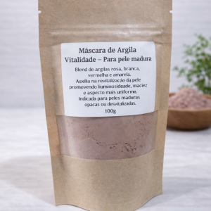 Máscara de Argila Vitalidade – Para Pele Madura 100g