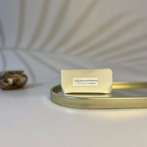 Sabonete Natural deArgila Branca e Palmarosa - Estimulo de Colageno