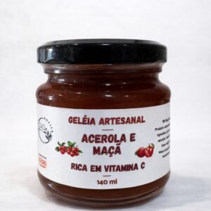 alt="geleia artesanal de acerola natural Bergo Botica sem conservantes vitamina C"
