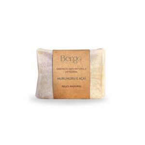 alt="sabonete natural para pele madura cold process Bergo Botica com murumuru acai palmarosa e argila verde"